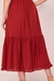 Imagem do Vestido Ferrugem Viscose Bordados Florais E Guipir Midi 302385 Fascinius