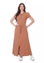 Vestido em Malha Texturizada Marrom Lurdes 61882 Hapuk