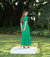 Vestido em Viscose Midi Guará Verde 974 Valentina Sirrah - loja online