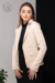 Blazer em Alfaiataria Campos Off White 919 Valentina Sirrah
