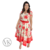 Vestido Crepe Godê com Toque de Seda Floral 10149 Montaria