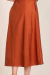 Imagem do Vestido Ferrugem Mangas Raglan Godê Midi 302813 Fascinius