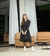 Imagem do Vestido em Alfaiataria Risca de Giz Cali Preto 907 Valentina Sirrah