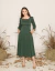 Vestido em visco Twiil Icaraí Verde Musgo 1168 Valentina Sirrah - comprar online