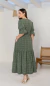 Vestido em Crepe Mangas 3/4 Colatina Verde 1204 Valentina Sirrah na internet