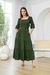 Vestido em Viscolinho Agudos Verde 1129 Valentina Sirrah - loja online