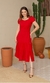 Vestido em Laise Cannes Vermelho 1062 Valentina Sirrah