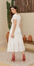 Vestido em Laise Cannes Branco 1063 Valentina Sirrah - loja online