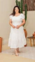 Vestido em Laise Cannes Branco 1063 Valentina Sirrah
