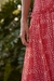 Vestido em Chifon Estampado Vermelho 27633 Titanium Jeans - Via Karol I Moda Evangélica I Frete Grátis Estado de SP I Parcele até 6x