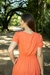 Vestido em Viscolinho Detalhe Botões Coral Araras 1081 Valentina Sirrah - Via Karol I Moda Evangélica I Frete Grátis Estado de SP I Parcele até 6x