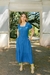 Vestido em Viscolinho Detalhe Botões Azul Petróleo Araras 1082 Valentina Sirrah na internet