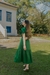 Vestido em Crepe Manga com Laços Verde Areal 1101 Valentina Sirrah na internet