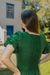 Vestido em Crepe Manga com Laços Verde Areal 1101 Valentina Sirrah - Via Karol I Moda Evangélica I Frete Grátis Estado de SP I Parcele até 6x