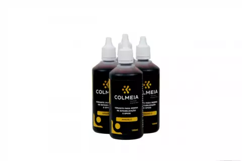 Corante p/ Aplicação em Resina 100ml - Amarelo - Colmeia Resinas