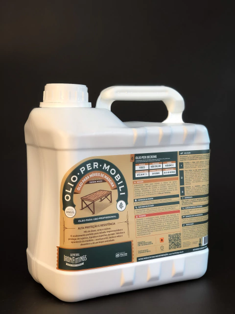 Óleo para madeira Olio Per Mobili 5 Litros - Iron Fittings