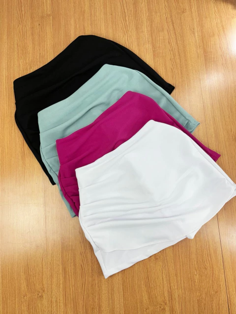 SHORT SAIA PLISSADA - CREP SCUBA - comprar online