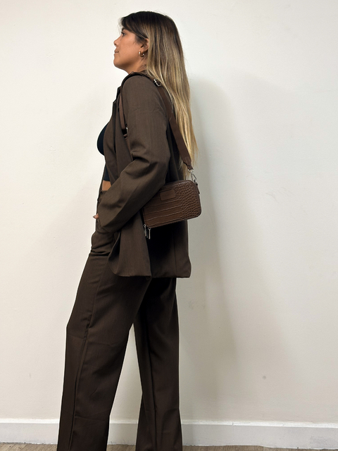 Pantalón Sastrero Chocolate