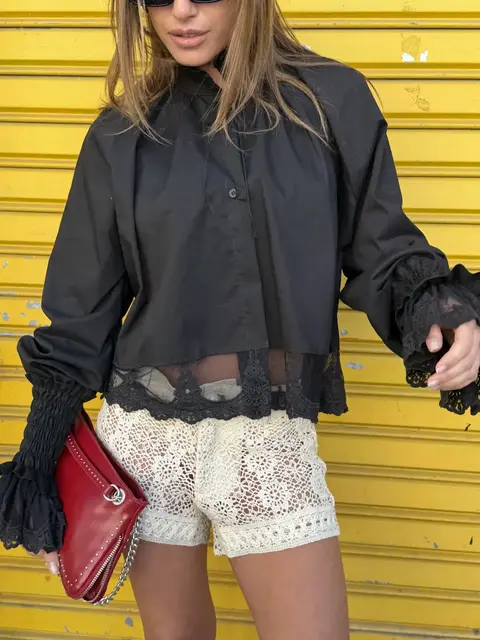 CAMISA JOSEFINA - BLACK