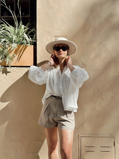 Short Gabardina Aruba (visón)