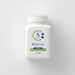 Hierro · 60 mg 30 cápsulas