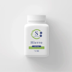Hierro · 60 mg 30 cápsulas