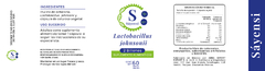 Lactobacillus johnsonii · 2 Billones 60 cápsulas - Sáyensi