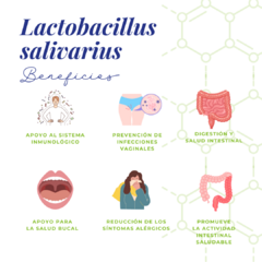 Lactobacillus salivarius · 1 Billón 60 cápsulas en internet