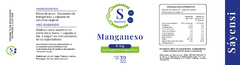 Manganeso · 8 mg 30 cápsulas - Sáyensi