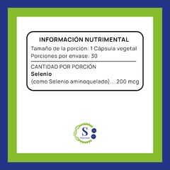 Selenio AA · 200 mcg 30 cápsulas en internet