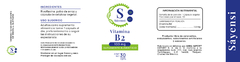 Vitamina B2 · 100 mg 30 cápsulas - Sáyensi