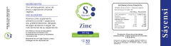 Zinc · 30 cápsulas 50 mg - Sáyensi