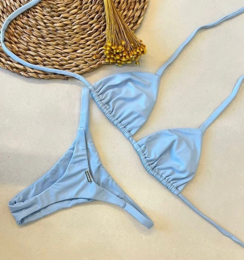 Conjunto Cortininha Azul BB - comprar online