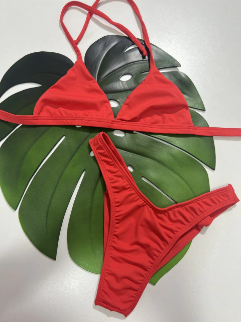 Conjunto Fixo Vermelho Tomate