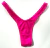 Calcinha Asa-Delta Fio Rosa Canelado