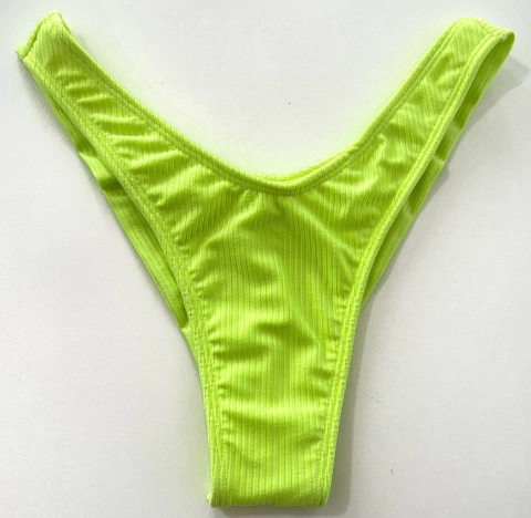 Calcinha Asa-delta Verde Canelado