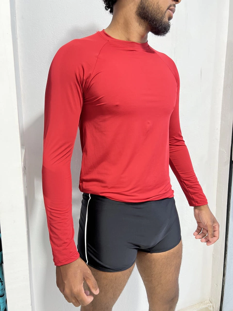 Blusa térmica vermelho