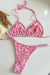 Conjunto Cortininha Margarida fundo rosa - Marimar Beach