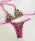 Conjunto Cortininha Dupla face Onça Pink - comprar online
