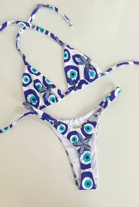 Conjunto Cortininha Olho Grego - comprar online