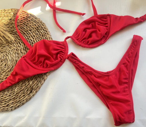 Conjunto Meia Taça Vermelho