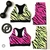 CONJUNTO FITNESS SHORT ANIMAL PRINT