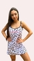 CAMISOLA ALÇAS FINAS EM ALGODÃO ANIMAL PRINT