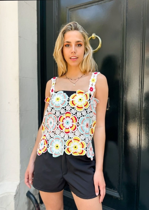 Musculosa LUCKY crochet (ru1463)