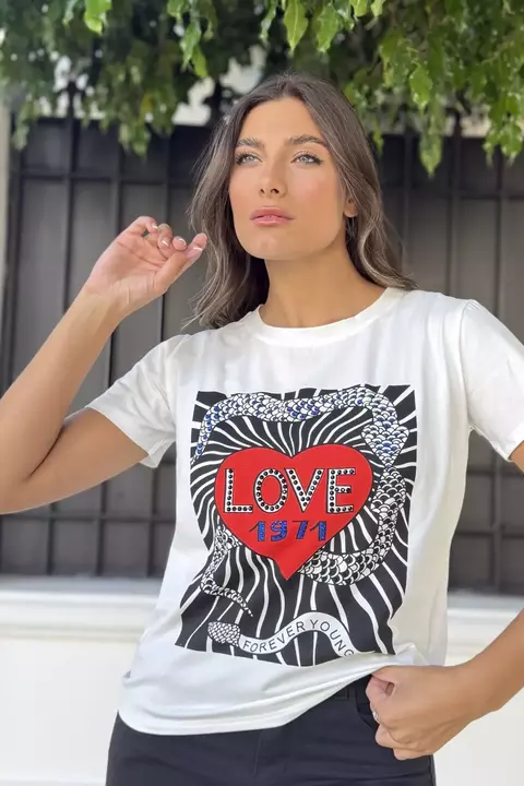 Remera Love forever 5103 - comprar online