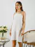 Vestido Rajel poplin strass