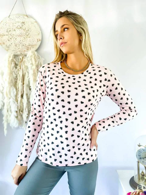 Remera engomada M/Larga 04 (Ru4031)