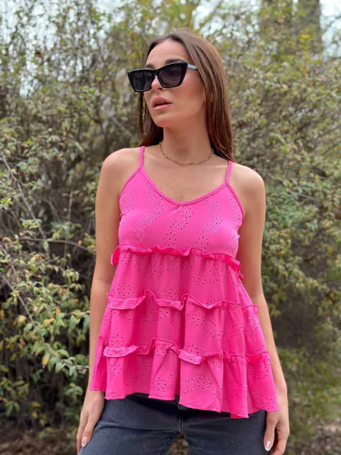 Musculosa PUNO brodery (ruk186)