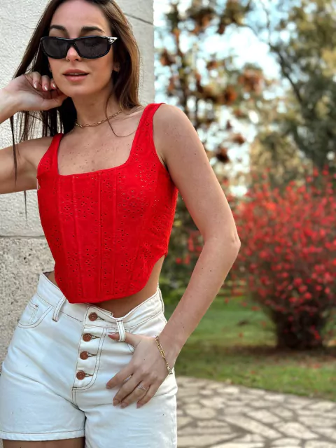 Corset TROMPSO broderie (ruk187)