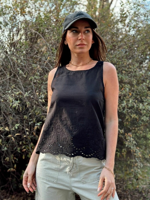 Musculosa GHANA bordada( ru114)